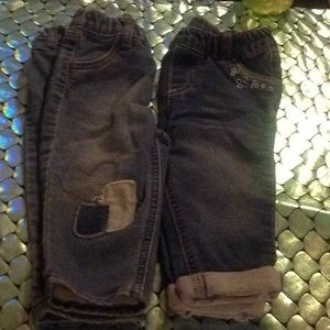 2 pair jeans